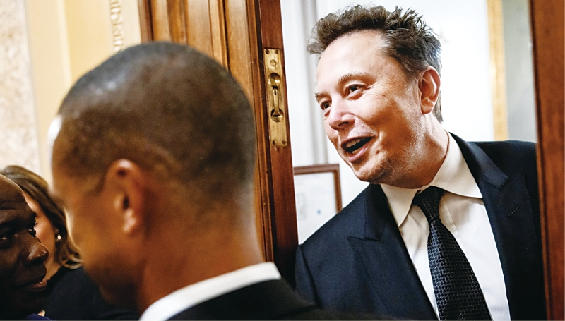 特朗普新設立的政府效率部，開始透過X社交平臺的官方賬號，由馬斯克負責招募人才。 法新社資料圖片