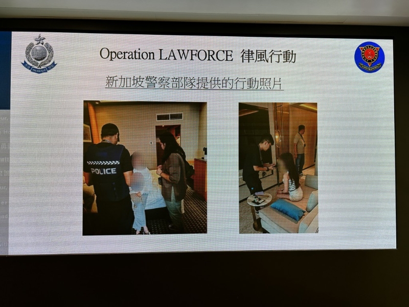 新加坡警察部隊在當地拘捕一名操控日本性工作者賣淫的集團成員及3名性工作者。