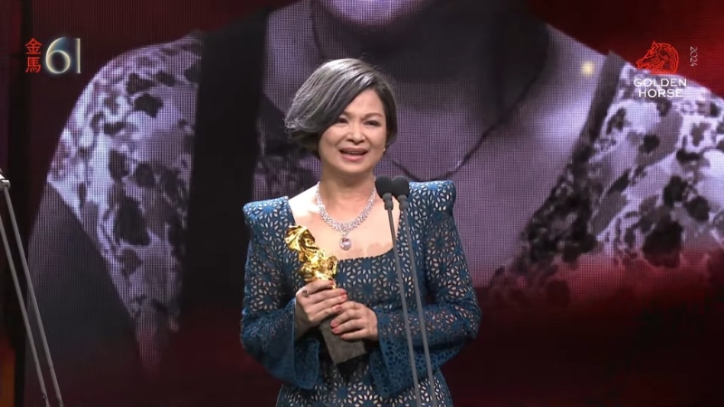 楊貴媚憑《小雁于與吳愛麗》奪得最佳女配角。