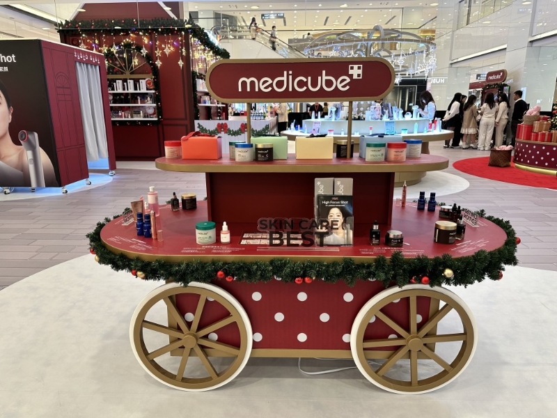 Medicube由即日起至12月15日于海港城海運大廈展覽大堂舉行Pop-up活動。