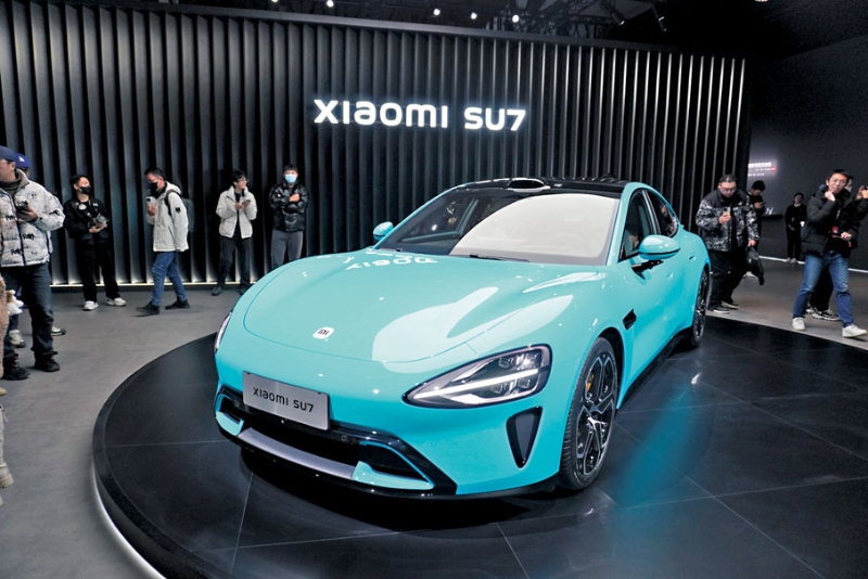 小米汽車一推出市場即受到歡迎。