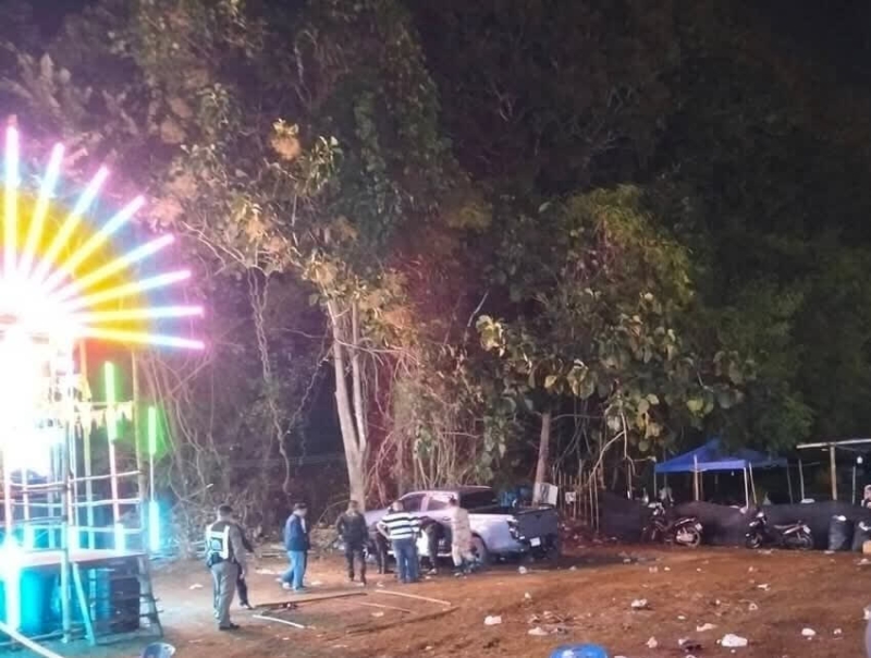 發生爆炸事件的現場。