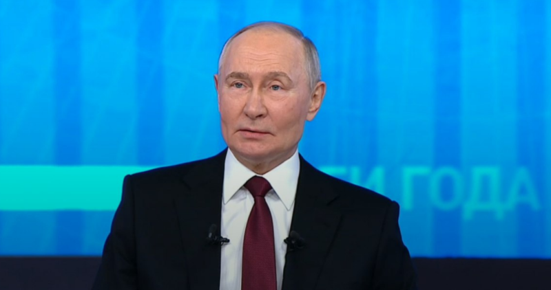 普京19日在莫斯科召開年度記者會