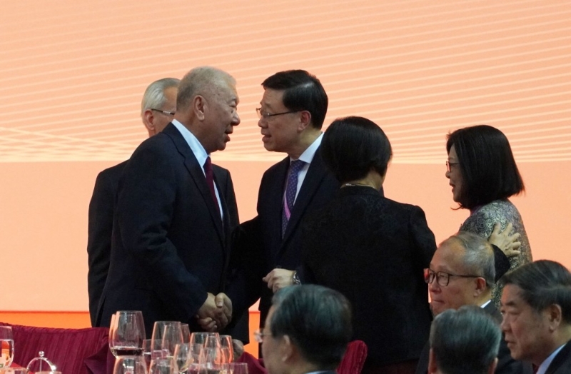 香港特區行政長官李家超亦有出席晚宴。