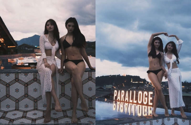 吳艷妮罕曬性感比基尼。