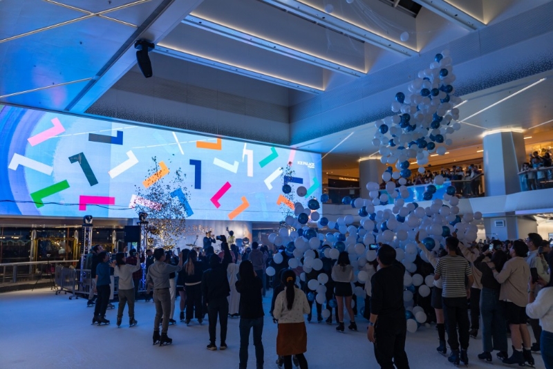 太古城中心除夕冰上倒數 太古城中心除夕冰上倒數