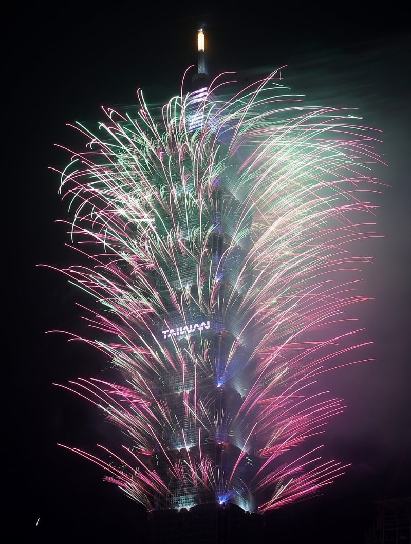 臺北101跨年煙火秀 臺北101跨年煙火秀