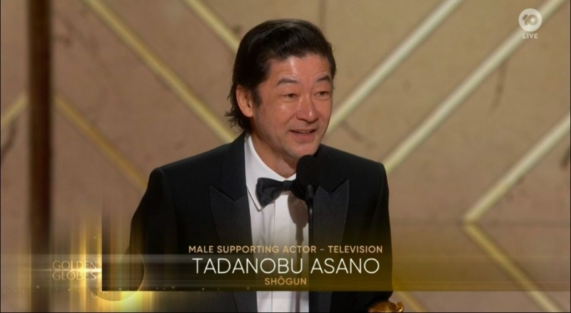 淺野忠信爆冷贏得劇情劇集男配角，他表示獲得最好的禮物。