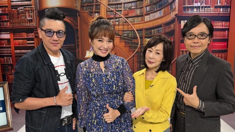 秦漢兒子孫國豪近日在節目《娛樂頭版頭》中爆料秦漢與林青霞當年的情感軼事。 （TVBS新聞網圖片）