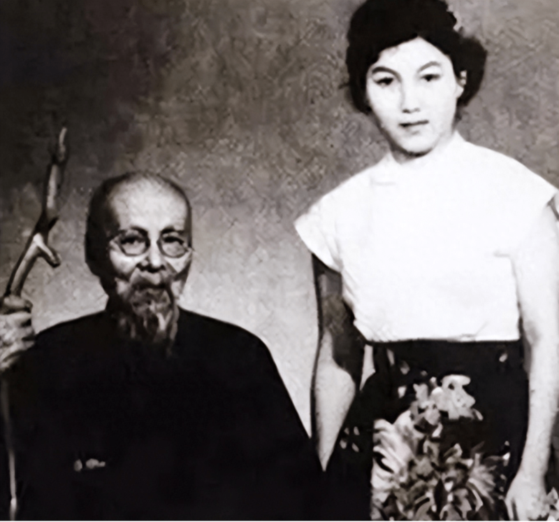 齊白石傳奇夫人胡寶珠的罕見照片。