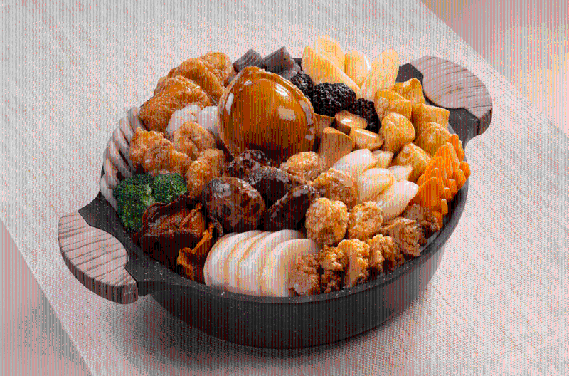 4. 富豪酒店 極上珍菌素鮑齋盆菜