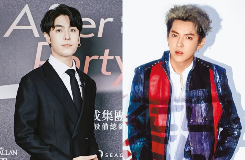 志祺七七（左）被誤認成吳亦凡，粉絲嗨翻力求合照。（圖／IG@shasha77.daily、微博）