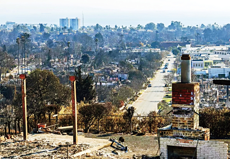 洛杉磯火災。