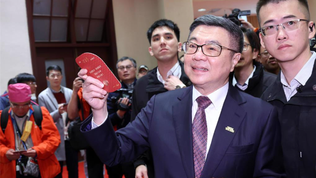 卓榮泰3日出席新春團拜 卓榮泰3日出席新春團拜