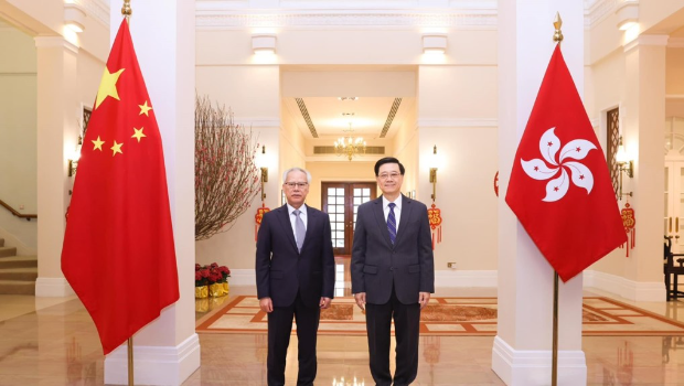 澳門特首岑浩輝上任后首訪港 澳門特首岑浩輝上任后首訪港