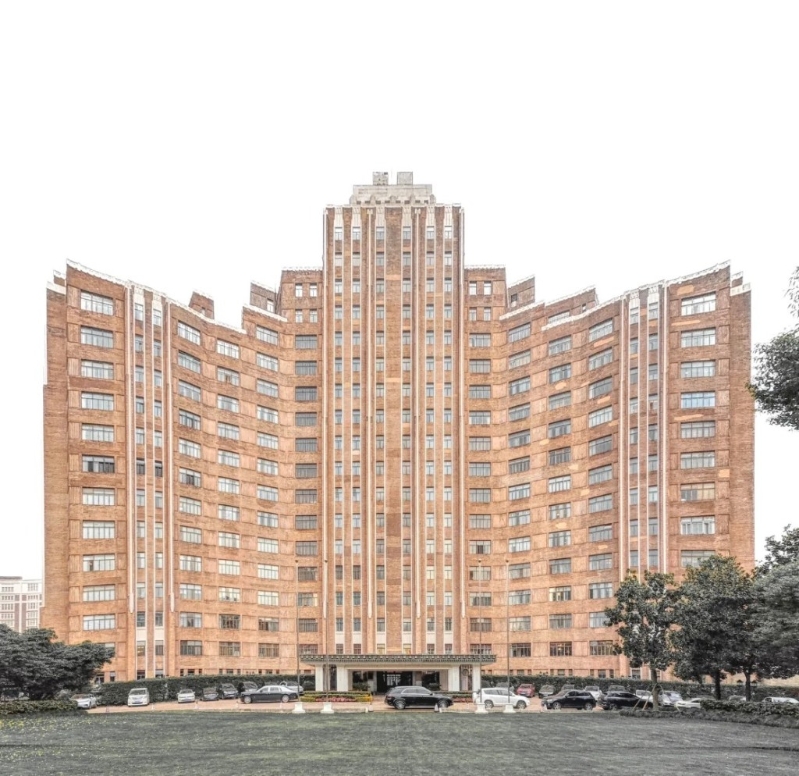 上海錦江飯店氣派不凡，充滿歷史感。