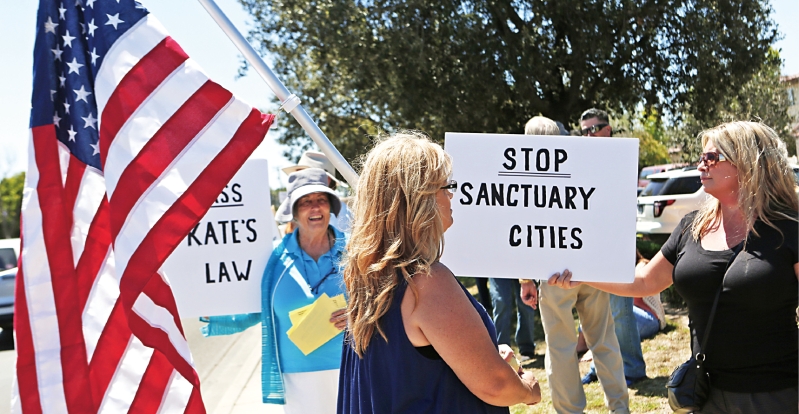 打擊非法移民。