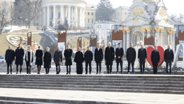 歐洲多國云集基輔聲援 歐洲多國云集基輔聲援