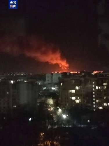 烏克蘭基輔市遭俄無人機襲擊