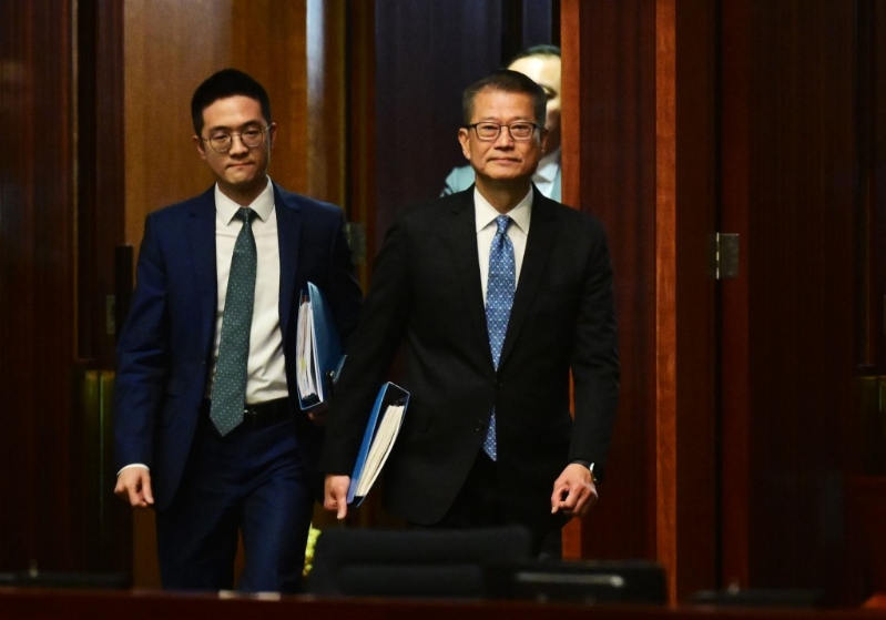 財政司司長陳茂波發表新一份財政預算案。