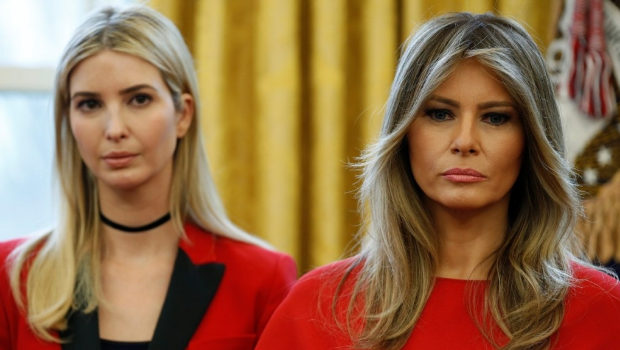 伊萬卡與梅拉尼婭貌合神離 伊萬卡與梅拉尼婭貌合神離