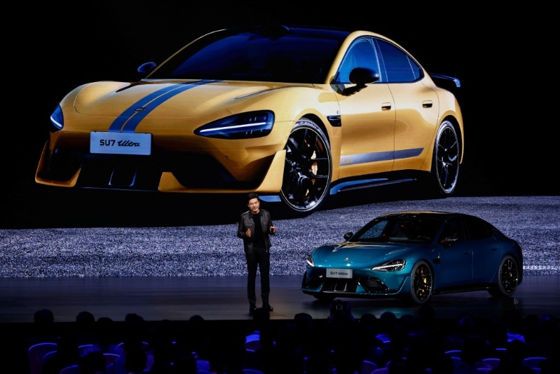 小米SU7 Ultra上市定價￥52.99萬