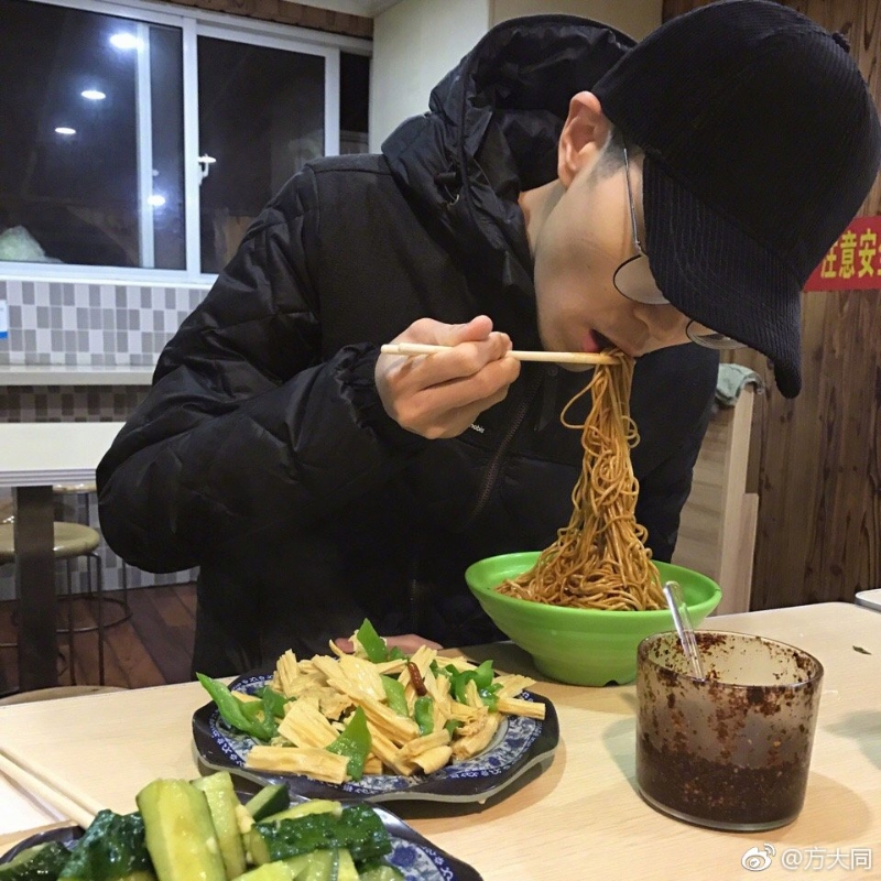 方大同提到由于長期食素很少生病。