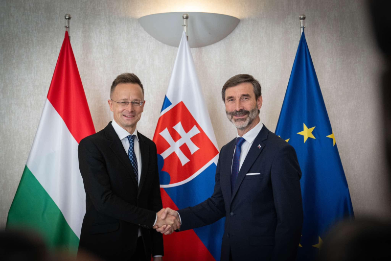 斯洛伐克與匈牙利外長 斯洛伐克與匈牙利外長