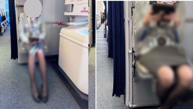 偷拍日本女空服員PO小紅書！