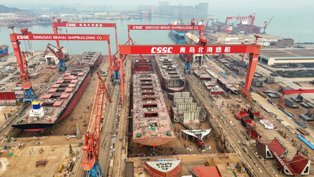 美造船業落后中國200倍 美造船業落后中國200倍