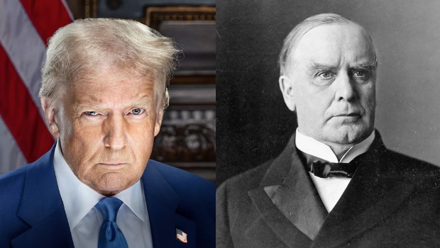 特朗普把19世紀末的麥金萊總統當成偶像 特朗普把19世紀末的麥金萊總統當成偶像