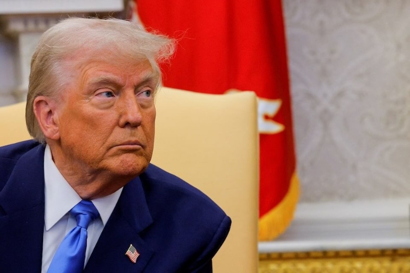 美國總統特朗普。 路透社