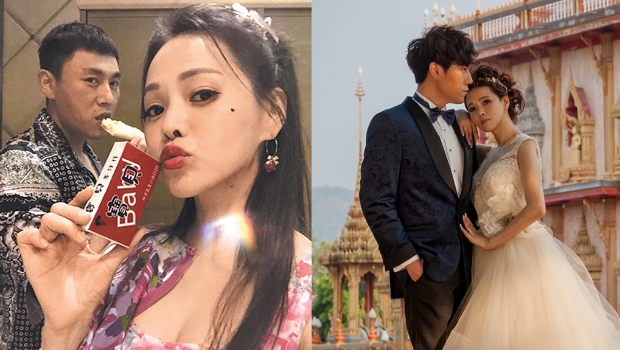 伊能靜、秦昊姐弟戀結婚10年。