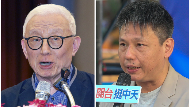 曹興誠(左)謝寒冰(右) 曹興誠(左)謝寒冰(右)