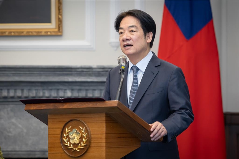 賴清德總統將大陸界定為「境外敵對勢力」，并因應兩岸情勢推出所謂國安17條。（資料照片／總統府提供）