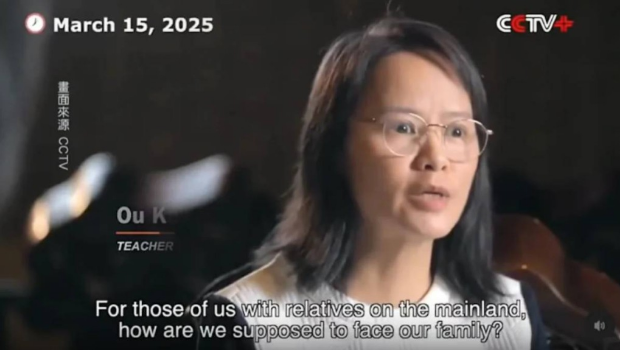 區桂芝登《央視》批評賴清德。