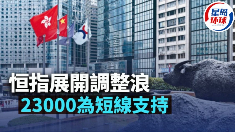 恒指展開調整浪 恒指展開調整浪