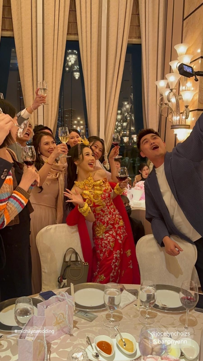 蔡頌思的婚禮。