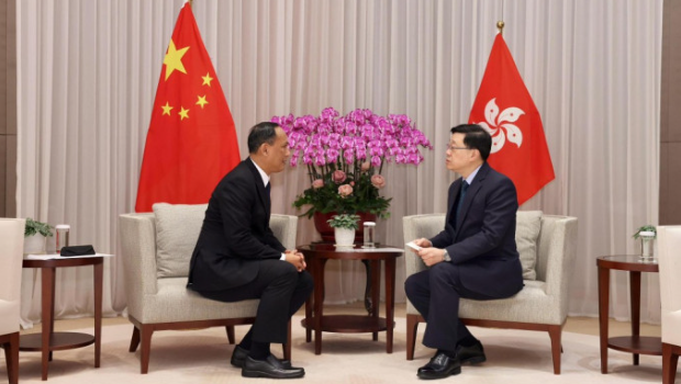 李家超晤緬甸駐港總領事慰問 李家超晤緬甸駐港總領事慰問