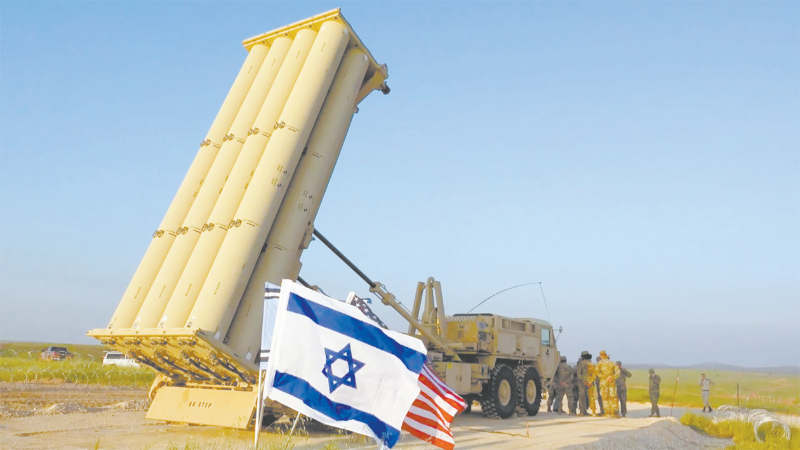 美國向以色列增派的“薩德”反導系統 美國向以色列增派的“薩德”反導系統