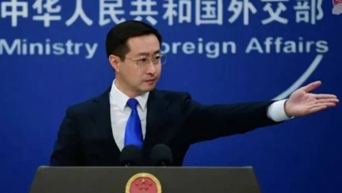 中國外交部發言人林劍 中國外交部發言人林劍
