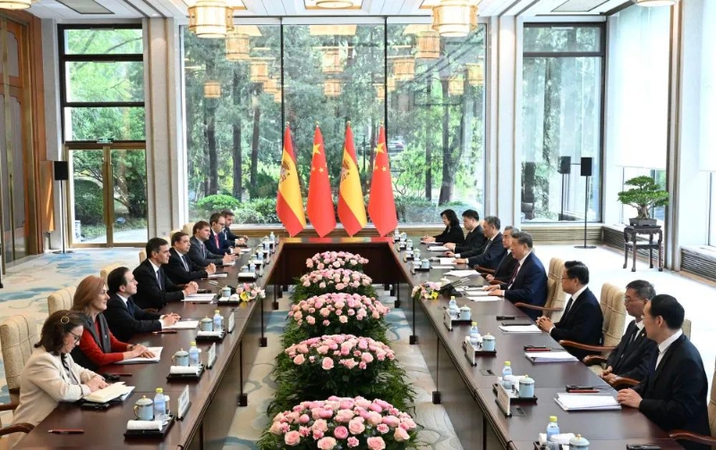國家主席習近平在北京會見西班牙首相桑切斯