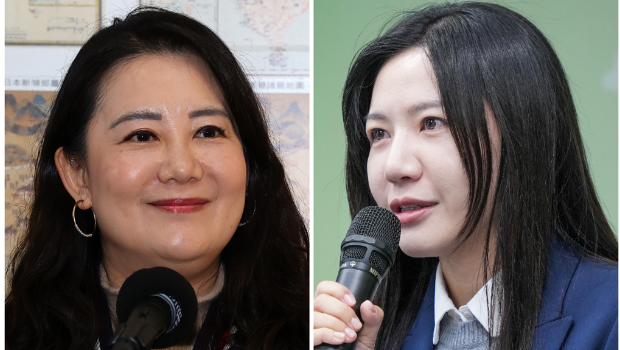 民進黨立委吳思瑤（左）、吳沛憶（右）