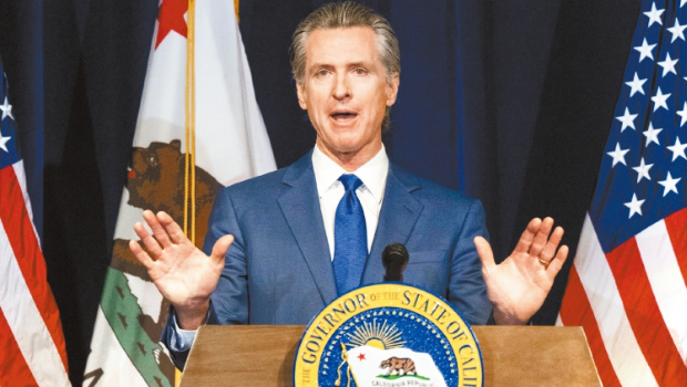 加利福尼亞州州長紐森 加利福尼亞州州長紐森