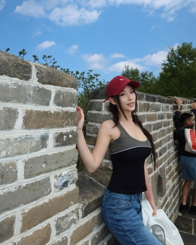 郭珮文的“橫切面”十分夸張。