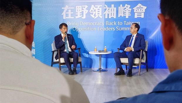藍白兩黨22日共同舉辦在野領袖峰會 藍白兩黨22日共同舉辦在野領袖峰會