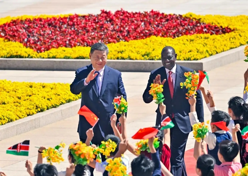 習近平主席會見肯尼亞總統 習近平主席會見肯尼亞總統