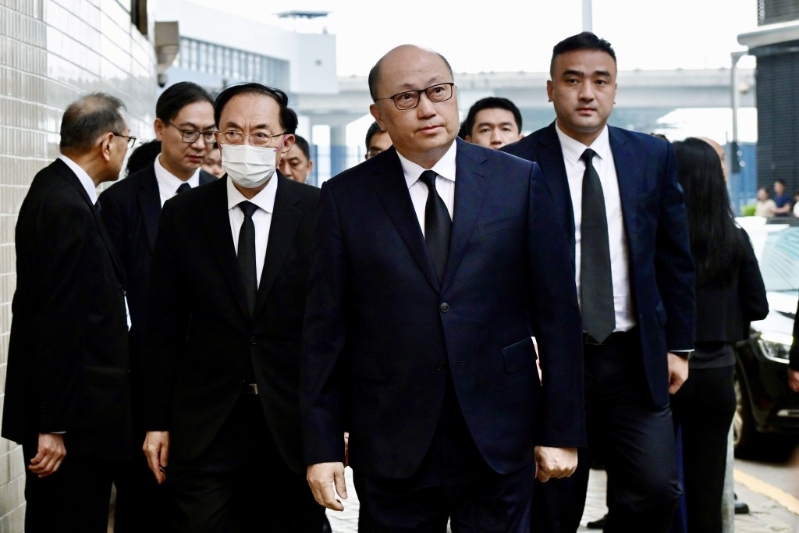 中聯辦主任鄭雁雄。 （劉駿軒攝）