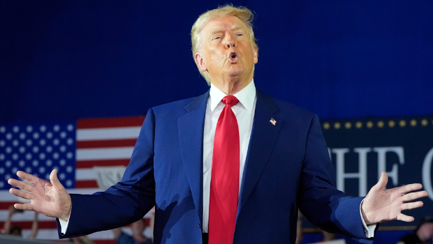 美國總統特朗普29日晚間在汽車重鎮密西根州舉行大型集會活動 美國總統特朗普29日晚間在汽車重鎮密西根州舉行大型集會活動