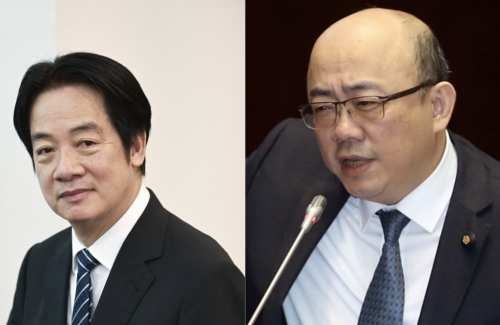 郭正亮（右）坦言賴清德（左）根本是“臺獨法西斯”。